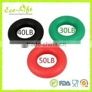 Eco-friendly 8.8cm Silicone Hand Grip Exerciser Ring, Muscle Power Training Ring thumbnail-3