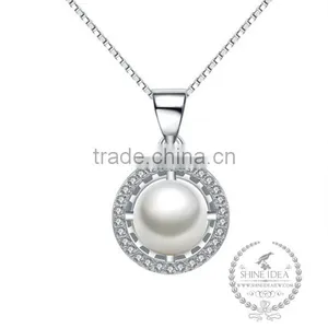 925 Sterling Silver Fresh Water Pearl Necklace Fashion Women Necklace Supplies 6360448 thumbnail-1