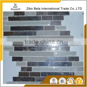 Eco-Friendly Exporter Iridescent Glass Mosaic Tile thumbnail-1