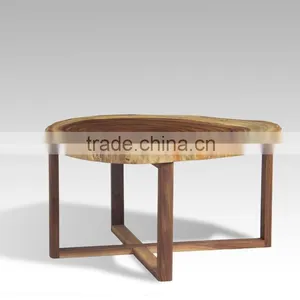 2016 China Replica Tree Design Furniture Wooden Coffee Cafe Table Restaurant for Sale thumbnail-4