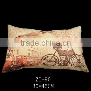 Custom Printing Accept Nature Linen Material Car Seat Cushion thumbnail-4