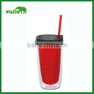 Custom Latest Design Tumbler Cups With Straw thumbnail-1