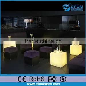 Rechargable Rgb Plastic Led Light Sitting Cubes,led Cube thumbnail-1