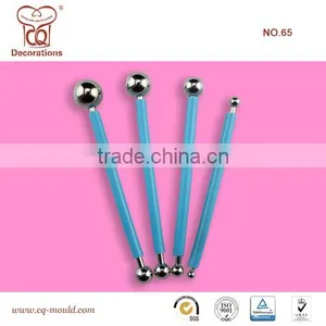 CQ HOT Bakery Tools Stainless Stell Modelling Tools Fondant Cake Decorating Ball Tools thumbnail-1