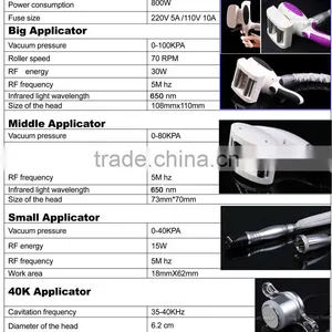 2015 Body Cellulite Massage Cavitation Slimming Device Portable Velashpae thumbnail-4