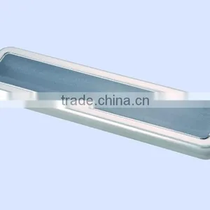 Size 273*65*25mm Silver Tin Watch Box With PVC Window thumbnail-1