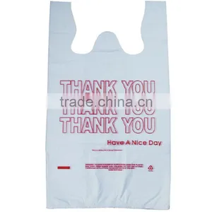 Oxo Degradable Thank You T-shirt Shopping Bags thumbnail-1