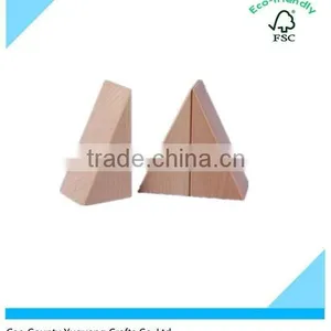 Wholesale Eco-frirndly Triangle Wooden Block thumbnail-1