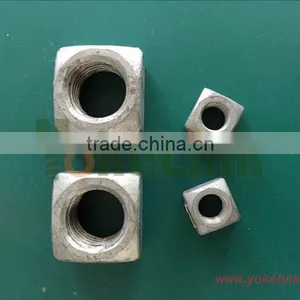 Hot Forging Square Nut 1 3/8'' Big Size With Tapped Thread thumbnail-3