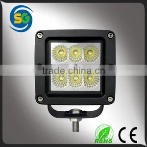 Rectangular 18W Led Work Light, High Bright Led Work Light, Low Beam Truck Light Led thumbnail-4