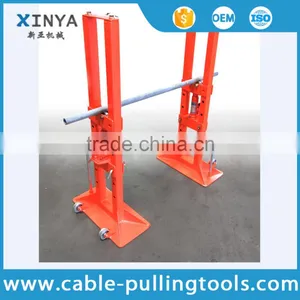 Heavy Duty 10 Tonne Cable Drum Stands With Hydraulic Jacks for Drum Diameter 3200mm thumbnail-2