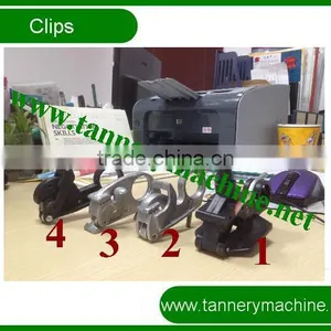 Sheep Leather Plastic Spring Clip for Toggling Machine thumbnail-1