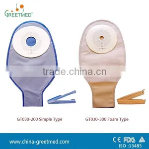New Style Foam Type Disposable Closed Ostomy Bag thumbnail-1