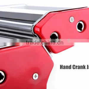Italian Noodle Maker 150/180mm Detachable Stainless Steel Handle Pasta Machine thumbnail-3