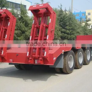 60 Tons Three Axle SINOTRUK Low Bed Trailer Dimension thumbnail-1