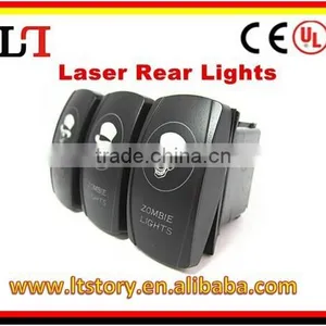 Laser Etched Rocker Switch AC125V 16A 250V 10A DC12V 20A 24V 10A thumbnail-2
