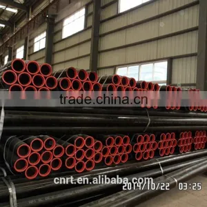 Api 5l Round Black Erw Steel Pipe Beveled With Caps thumbnail-1