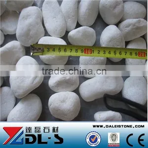Snow White Pebble Stone for Garden thumbnail-1