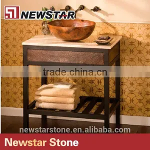 Hotel Metal Steel Bathroom Vanity thumbnail-2
