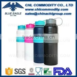 40 Ounce Insulated Stainless Steel Vacuum Water Bottle With Copper Technology and Rubber Grip thumbnail-5