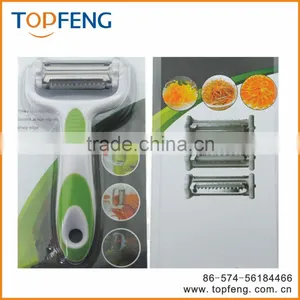 3 in 1 Peeler, 3way Peeler With Non-slip Handle, Vegetable Peeler,Peeler/Cutter/Slicer,Multifunction Rotation Vegetable Slicer thumbnail-5