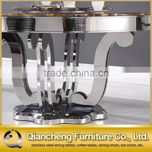 Marble Rotating Round Table for Dining Room thumbnail-3