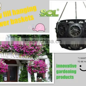 Plastic Hanging Basket, Wedding Decoration, Vertical Garden Plastic Pots, thumbnail-1