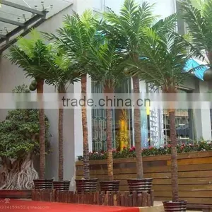 Home Garden Edging Decorative 5ft to 16ft Height Outdoor Artificial Green Plastic Palm Trees EDS06 0836 thumbnail-4