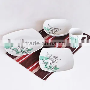 16pcs Ceramic Dinnerware Set With Decal thumbnail-1