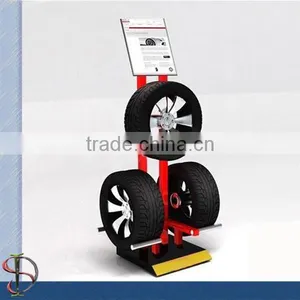 Three Sides Wheels Display Stand thumbnail-2