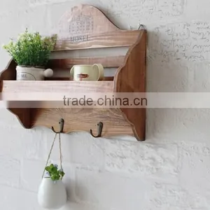 Home Decor Wooden Decorative Wall Shelf thumbnail-2