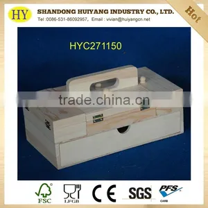 Lightweight Wood Sewing Set Box Wooden Sewing Kits With Drawer thumbnail-1