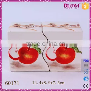 Personalized Ceramic Rectangle Salt and Pepper Shaker thumbnail-1