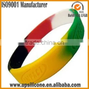 Cheap Custom Camouflage Silicone Wristbands thumbnail-5