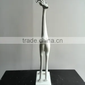 Resin White Reindeer Statue thumbnail-4