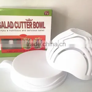 HOT PRODUCT Plastic Secure Salad Cutter Bowl for Vegetable thumbnail-2