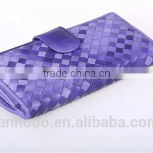 OEM Genuine Women Leather Wallet With Zipper Customize thumbnail-2
