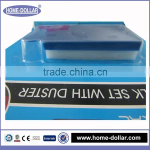 High Quality White and Color Art Drawing Universally Board Small Chalk Set With Eraser thumbnail-4