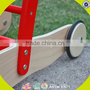Wholesale Educational Red Wooden Toddler Walker Hot Sale Wooden Toddler Walker Useful Wooden Toddler Walker W13C013 thumbnail-6