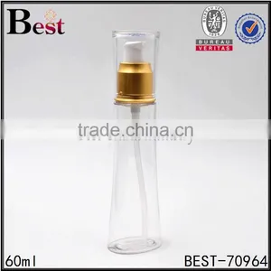 60ml Plastic Bottle Waist Type PETG Plastic Bottle 60ml Body Lotion Pump Sprayer 60ml Plastic Bottle thumbnail-1