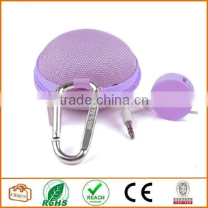 Eva Round Earphone Organizer and Silver Carabiner With Case Star Cost-free Cell Phone Bag thumbnail-2