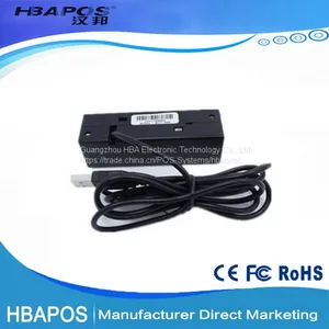 2017 Hot Cheap 3 Tracks Usb Magnetic Card Reader Credit Card Skimmer HBA-900 thumbnail-3