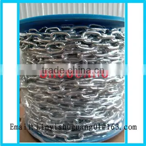 Linyi Chain Manufacturer Supply Bright Zinc Plated Short Link Chain thumbnail-1