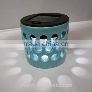 2015 Newly Launched Ceramic Solar Hollow Out the Lamp thumbnail-1