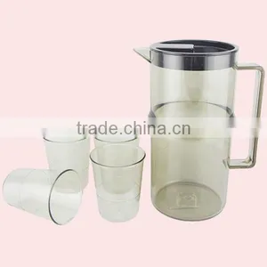 2.2L Plastic Water Pitcher With 4 Cups thumbnail-5