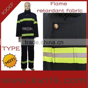 100% Cotton Fire Resistance Firefighting Suit Fireman Uniform thumbnail-1