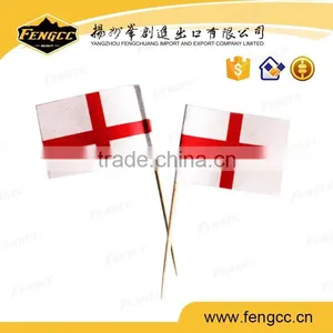 Good Quality Hand Held Flags Custom Hand Flags Polyester Hand Stick Flags thumbnail-1