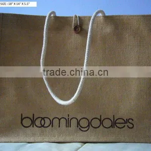 Jute Shopping Bag With Cotton Cord Handle is India Honourable Product thumbnail-1