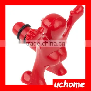 UCHOME Funny Man Guy Champagne Stopper Silicone Bottle Stopper Water Stopper thumbnail-4