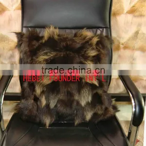 Luxury Raccoon Fur Cushion Covers thumbnail-1